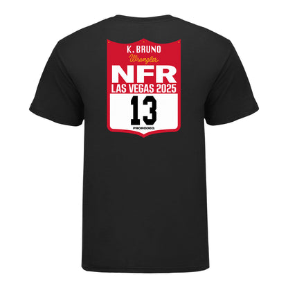 NFR 2025 Kade Bruno Back Number T-Shirt - Back View