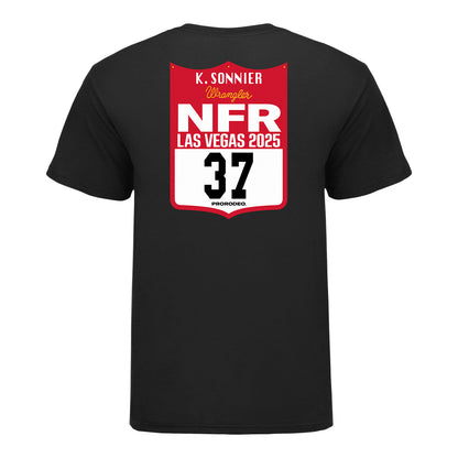 NFR 2025 Kade Sonnier Number T-Shirt - Back View