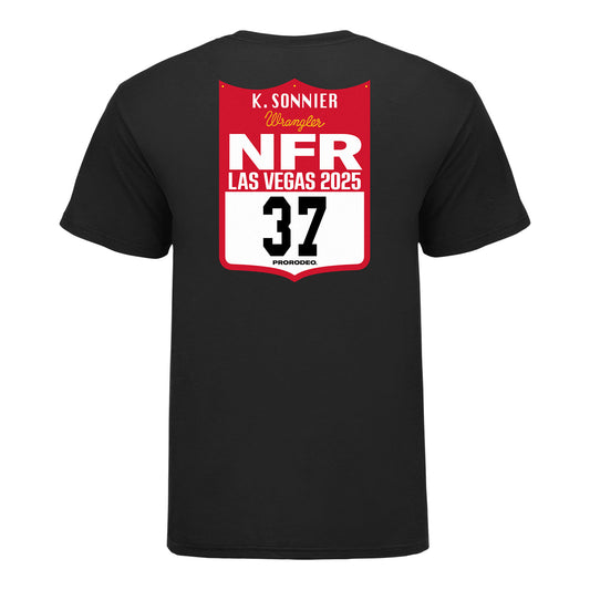 NFR 2025 Kade Sonnier Number T-Shirt - Back View