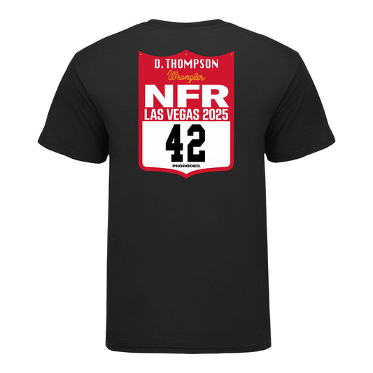 NFR 2025 Dean Thompson Number T-Shirt - Back View
