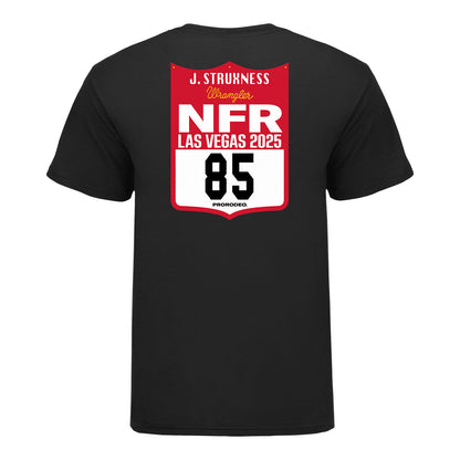 NFR 2025 JD Struxness Number T-Shirt - Back View
