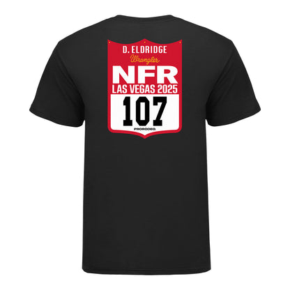 NFR 2025 Dakota Eldridge Number T-Shirt - Back View