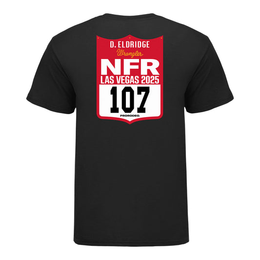 NFR 2025 Dakota Eldridge Number T-Shirt - Back View