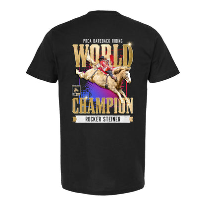 NFR 2025 Bareback Champion Rocker Steiner T-Shirt