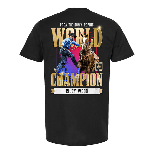 NFR 2025 Tie Down Champion Riley Webb T-Shirt