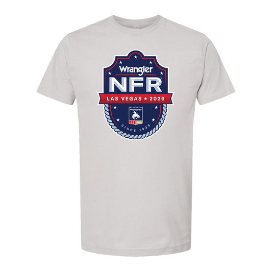 NFR 2026 Logo T-Shirt - Ice Grey