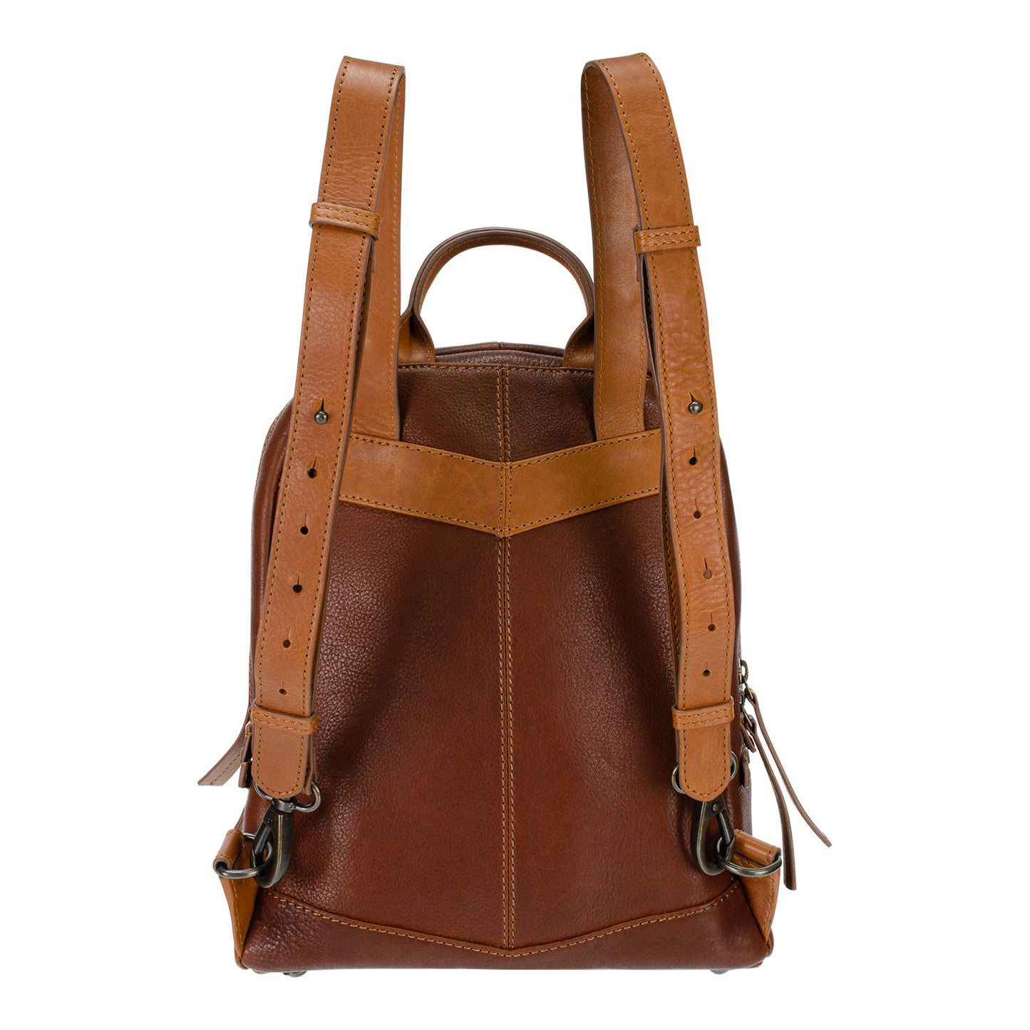 NFR STS Ranchwear Kai Leather Backpack - Back View