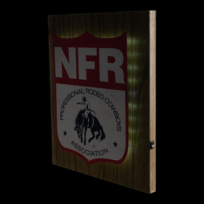 NFR Shield Backlit LED Sign