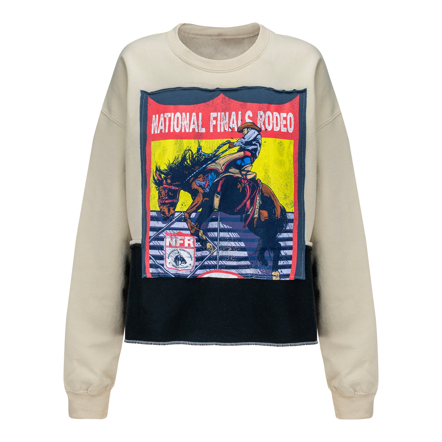 NFR Shield Refried Apparel Cropped Sweatshirt