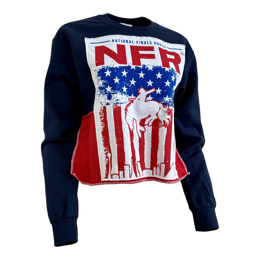 NFR Aztec Refried Apparel Cropped Sweatshirt