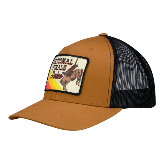 NFR Whole Herd Rodeo Patch Hat - Angled Left Side View