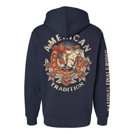 NFR American Tradition Shoe and Roses Sweatshirt - Back View
