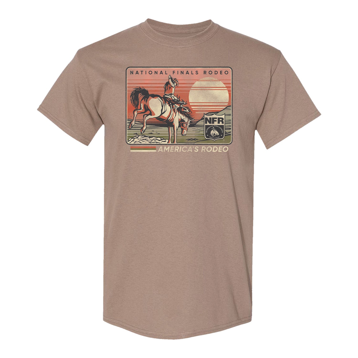 NFR America's Rodeo T-Shirt - Front View