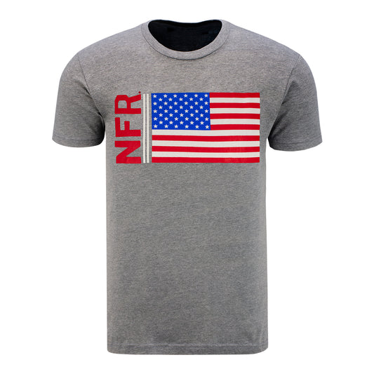 NFR American Flag Men's T-Shirt - Front View