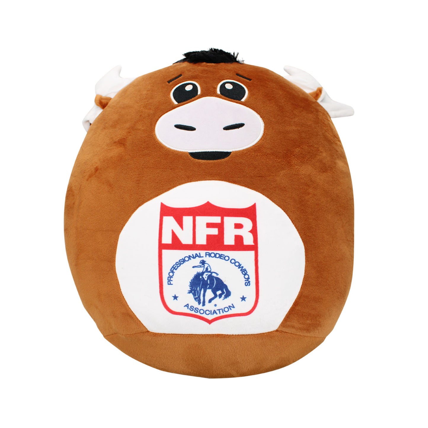 NFR Official Bull Plush Squishy - Front View