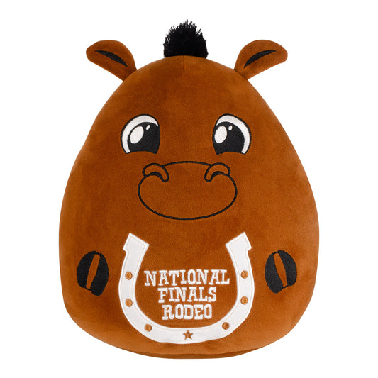 NFR Squishy Rodeo Horse with NFR Horseshoe - Front View