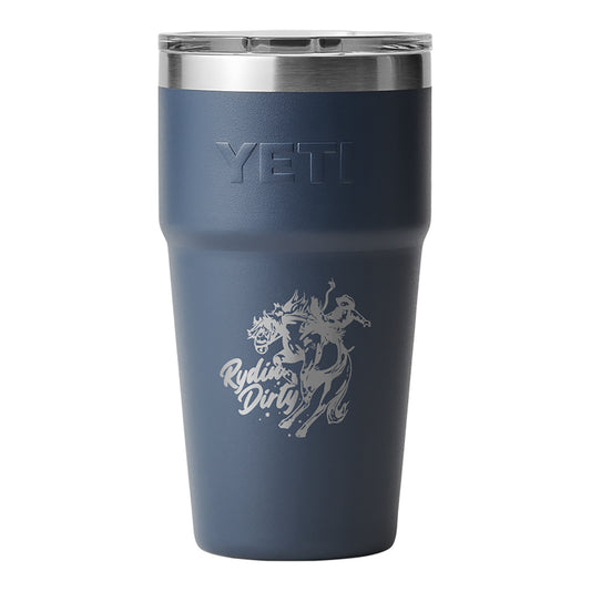 Wright Brothers Rydin Dirty Yeti® 20 oz Tumbler - Front View
