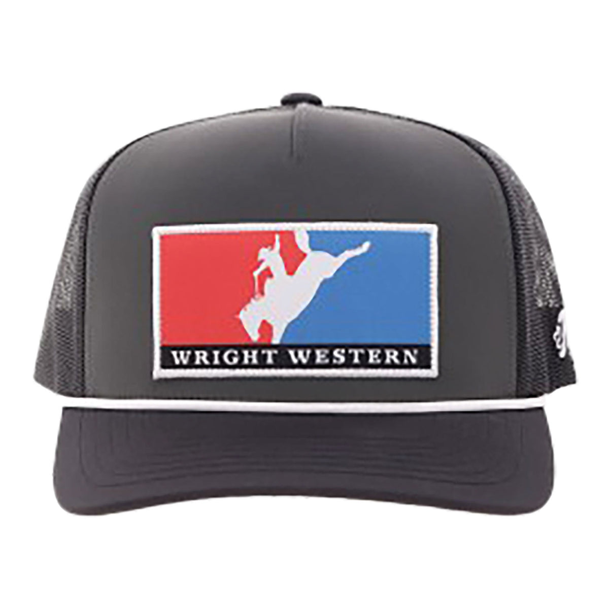 Wright Brothers  Hooey Rope Trucker Hat - Charcoal