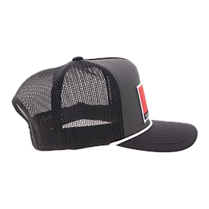 Wright Brothers  Hooey Rope Trucker Hat - Charcoal
