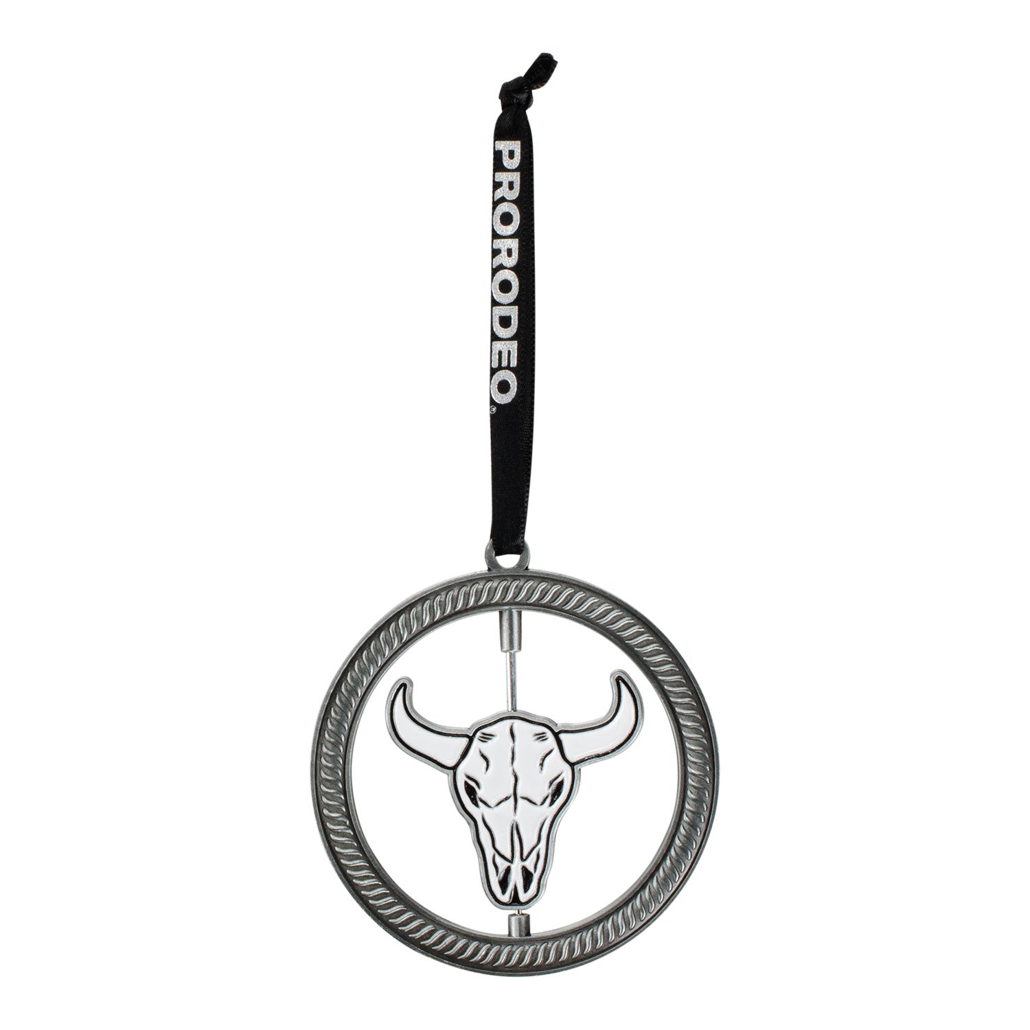 PRORODEO Steer Head Ornament - Front View