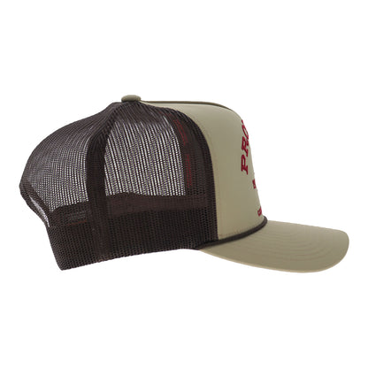 PRCA Hooey Trucker Hat - Tan/Brown