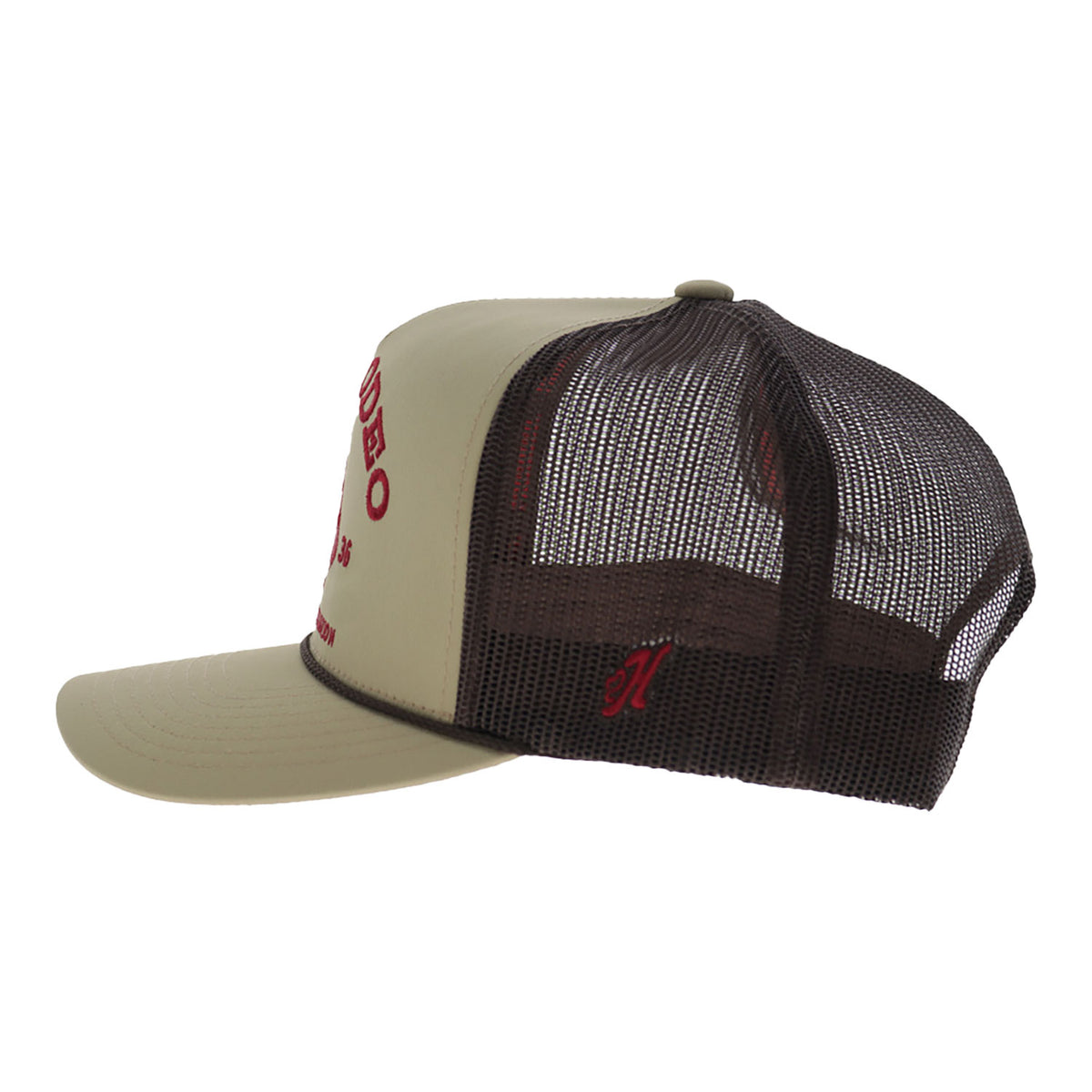 PRCA Hooey Trucker Hat - Tan/Brown