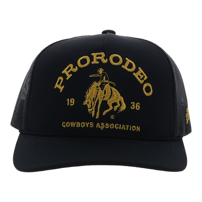 PRCA Hooey Trucker Hat - Black