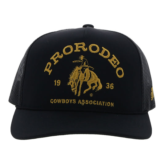 PRCA Hooey Trucker Hat - Black