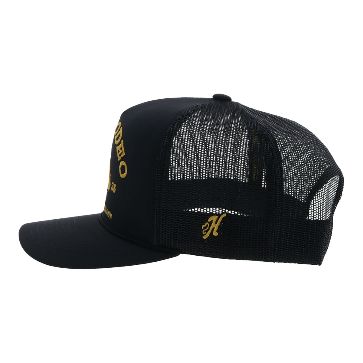 PRCA Hooey Trucker Hat - Black