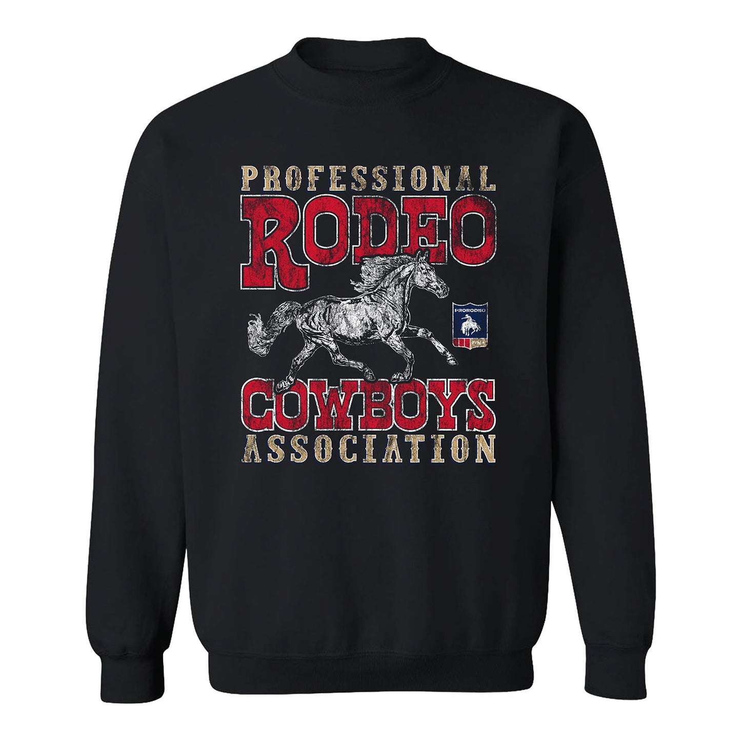 PRORODEO Horse Sketch Sweatshirt - Black