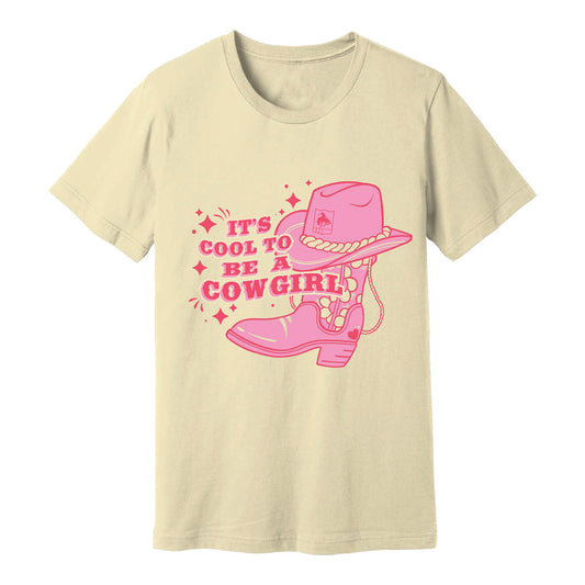 PRORODEO Youth Cool To Be A Cowgirl T-Shirt - Front View