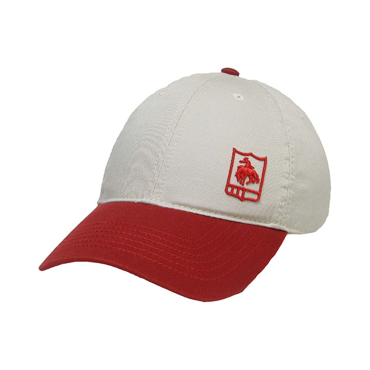 PRORODEO Offset Shield Relaxed Twill Adjustable Hat - Front View
