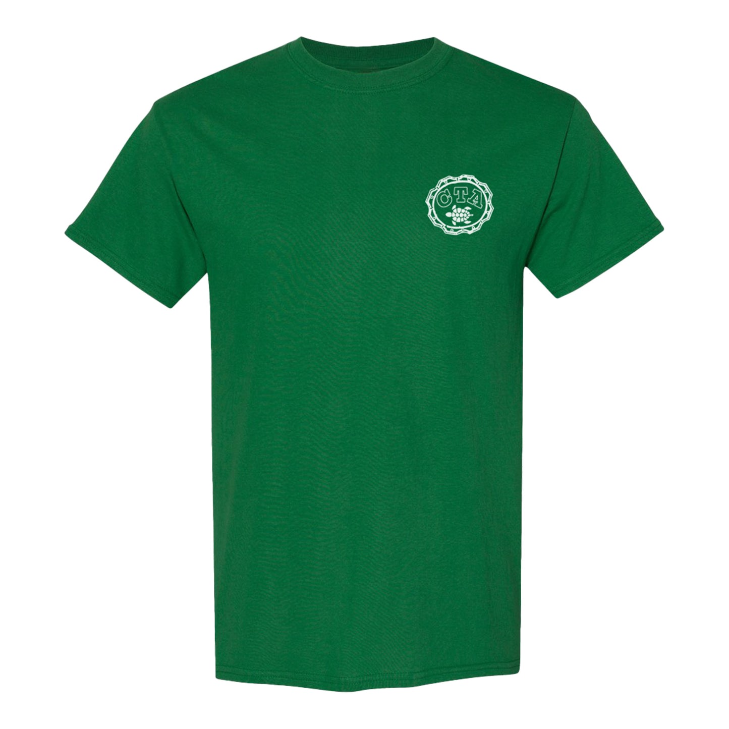 Cowboys' Turtle Association Retro T-Shirt in Green - Front View