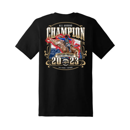 NFR 2023 All-Around Champion T-Shirt - Back View